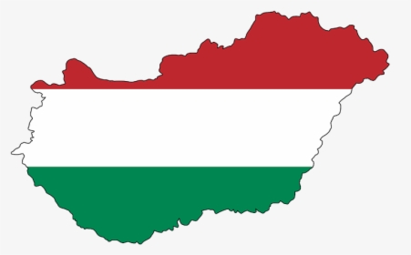 Hungary, Map, Flag, Contour, Borders, Country, Europe - Hungary Vector Map, HD Png Download, Free Download