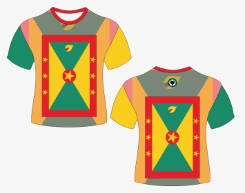 Grenada Country Flag Shirt - Illustration, HD Png Download, Free Download