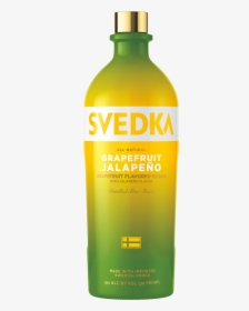 Svedka Grapefruitjalapeno Bottle - Svedka Grapefruit Jalapeno Vodka, HD Png Download, Free Download