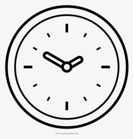 Clock Coloring Page - Calidad Certificada Andalucia, HD Png Download, Free Download