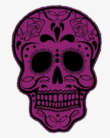 Transparent Pile Of Skulls Png - Purple Skull Clipart, Png Download, Free Download