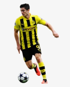 Robert Lewandowski - Robert Lewandowski Dortmund Png, Transparent Png, Free Download