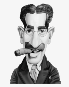 Caricature Of Groucho Marx, HD Png Download, Free Download