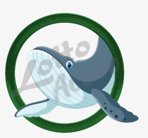 Whale Coming Out The Water Cartoon, HD Png Download, Free Download