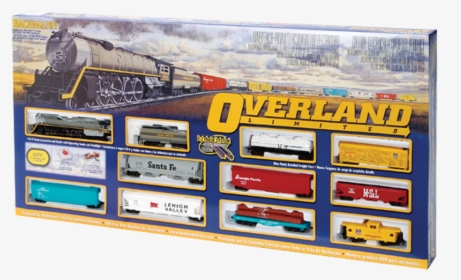 Overland Limited Operating Smoke Steam Locomotive Set - Overland Limited Train Set, HD Png Download, Free Download