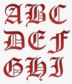 Letter, Initial, Red, Seal, Symbol - Goth Boy Clique Letters, HD Png Download, Free Download