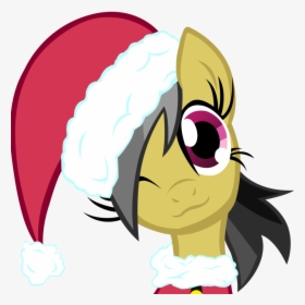 Santa Hat Clipart Avatar - Rainbow Dash My Little Pony Christmas, HD Png Download, Free Download