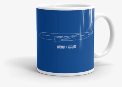 Boeing 777-200 Coffee Mug - Coffee Cup, HD Png Download, Free Download