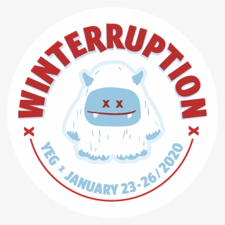 Wntrrptnyeg20 Hires Logo Circle Whitebg - Winterruption Edmonton, HD Png Download, Free Download