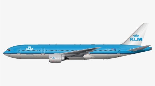 Posted Image - Klm Airplane Side View, HD Png Download, Free Download