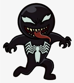 Venom Sticker - Venom Chibi Png, Transparent Png, Free Download