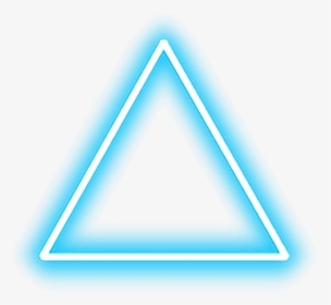 Triangle Png - Blue Neon Light Png, Transparent Png, Free Download
