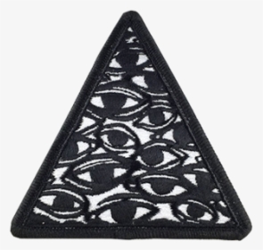 All Over Eyes Triangle Patch - Triangle, HD Png Download, Free Download