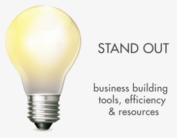 Stand Out Block - Incandescent Light Bulb, HD Png Download, Free Download