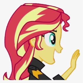 Transparent Female Hand Png - Sunset Shimmer And Indigo Zap, Png Download, Free Download