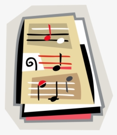 Vector Illustration Of Music Sheets With Musical Notation - Figuras Musicales, HD Png Download, Free Download