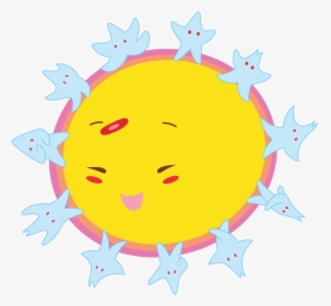 By Yenty Jap Fake Tattoo, Cute Sun - Circle, HD Png Download, Free Download
