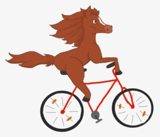 Forum Maskei, Draw A Horse Riding A Bike - Road Bicycle, HD Png Download, Free Download