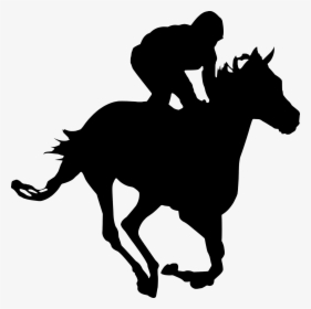 Cowgirl Riding Horse Silhouette, HD Png Download, Free Download