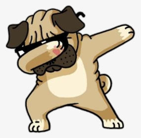 Dog Pug Pugs Turndownforwhat Epic - Dab Pug, HD Png Download, Free Download