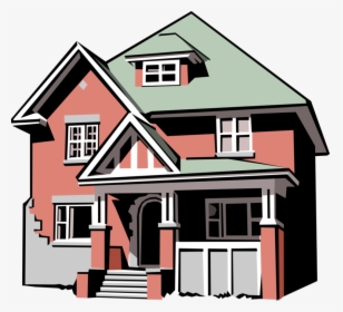 Transparent Home Vector Png - Two Storey House Clipart, Png Download, Free Download