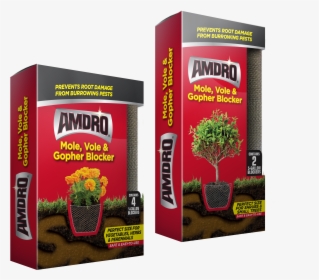 1 Gal 4 Pk - Amdro Mole, Vole And Gopher Blocker, HD Png Download, Free Download