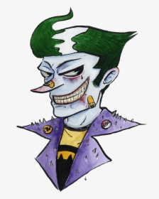 Transparent Joker Face Paint Png - Cartoon, Png Download, Free Download