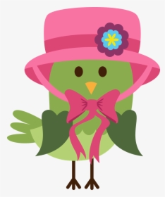 Green And Pink Birds In Clip Art - Clip Art, HD Png Download, Free Download
