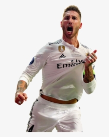 Sergio Ramos Render - Real Madrid Sergio Ramos Png, Transparent Png, Free Download