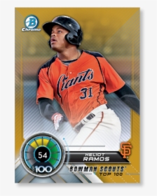 Heliot Ramos 2018 Topps Bowman Baseball Bowman Scouts - College Baseball, HD Png Download, Free Download