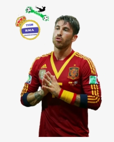 Sergio Ramos Render - Confederations Cup Sergio Ramos 2013, HD Png Download, Free Download