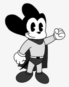 Clip Art Mouse Black And White - Mighty Mouse Black And White, HD Png Download, Free Download