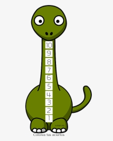Long Neck Dinosaur Cartoon, HD Png Download, Free Download