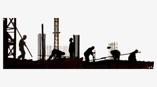 Transparent Construction Worker Silhouette Png - Background Construction Site Png, Png Download, Free Download
