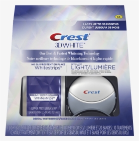 Crest Whitestrips - Crest White Strips With Light, HD Png Download, Free Download