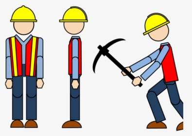 Worker Huge Freebie - Clip Art Construction Workers, HD Png Download, Free Download