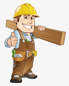 Transparent Clipboard Clipart - Cartoon Clipart Construction Worker, HD Png Download, Free Download