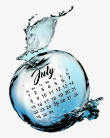 #july #julio #calendar #calendario #2018 - 2011 Calendar, HD Png Download, Free Download