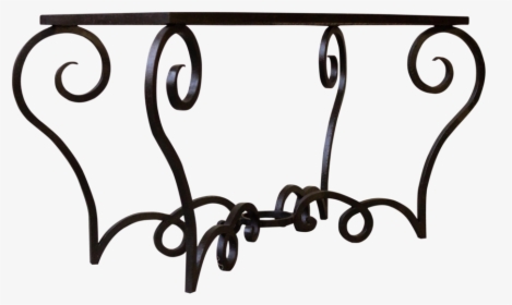 M#century French Wrought Iron Coffee 2623 - Sofa Tables, HD Png Download, Free Download