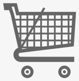 Cart Small Png Clip Arts - Gray Shopping Cart Png, Transparent Png, Free Download