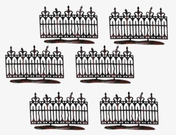Spooky Wrought Iron Fence - Wrought Iron 3 Fence, HD Png Download, Free Download