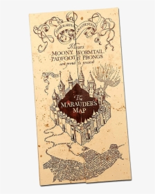 Marauders Map - Harry Potter Marauders Map Price, HD Png Download, Free Download