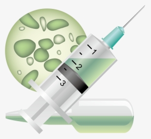 Syringe Clipart Powerpoint - Background Powerpoint Biology, HD Png Download, Free Download