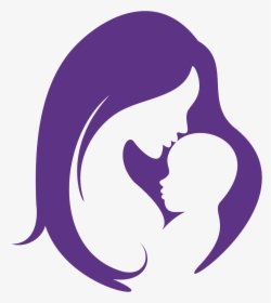 Mother Child Infant Silhouette - Mom And Baby Silhouette, HD Png Download, Free Download