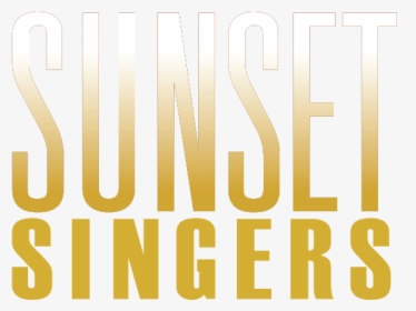 Sunset Singers Logo On Red 01 - Calligraphy, HD Png Download, Free Download