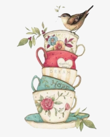 Чашки На Прозрачном Фоне - Vintage Tea Cup Png, Transparent Png, Free Download
