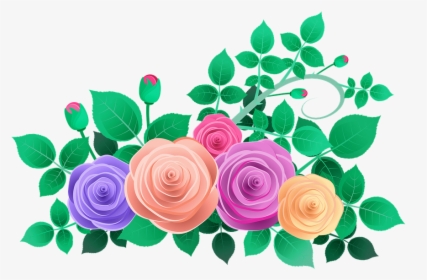 Roses, Flowers, Nature, Spring, Romantic, Floral - Rosas Y Flores Primaveral Png, Transparent Png, Free Download