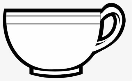 Tea Cup Black And White Clipartbarn - Cup Black And White, HD Png Download, Free Download