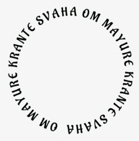 Banner Library Library Mahamayuri Mantra In A - Circle, HD Png Download, Free Download