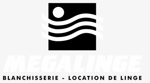 Megalinge Logo Black And White - Illustration, HD Png Download, Free Download